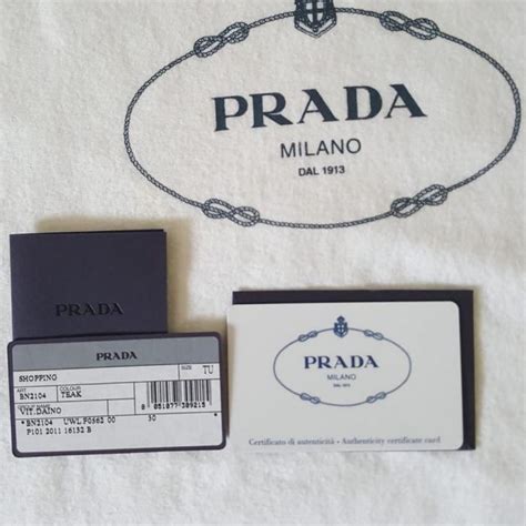 prada authenticity test|prada authenticity certificate card.